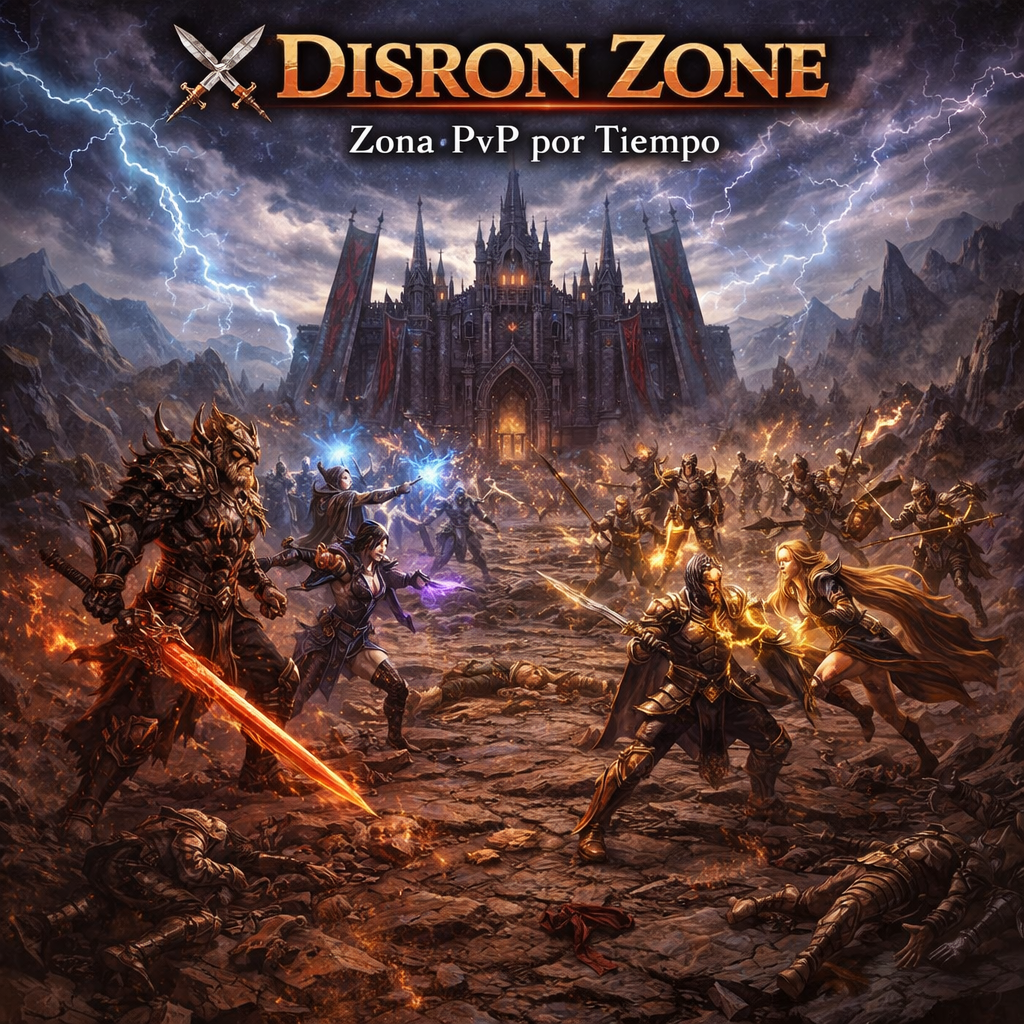 ⚔️ Nueva Zona PvP: Disron Zone - Dominio del Tiempo